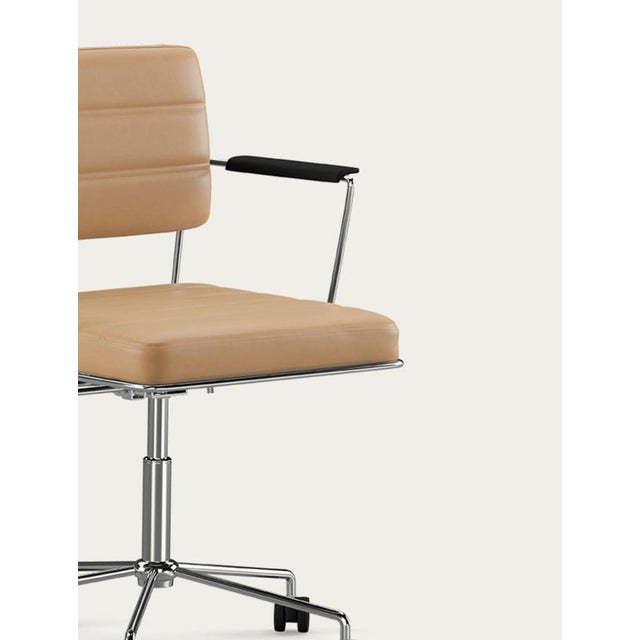 Textile One Collection Time Chair Frame in Chrome and Upholstery from Henrik Tengler For Sale - Image 7 of 12