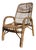 Rattan Armchair in Rattan For Sale