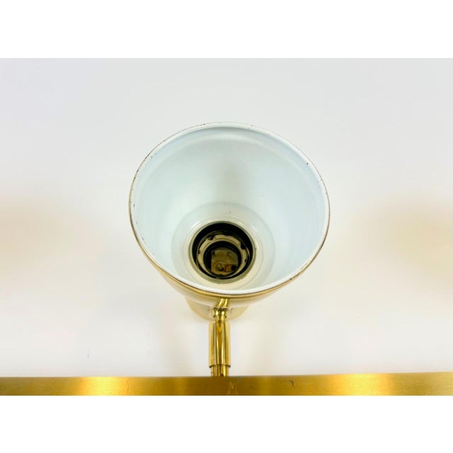 Vintage Brass Strip Ceiling Lamp, 1970s For Sale - Image 10 of 14