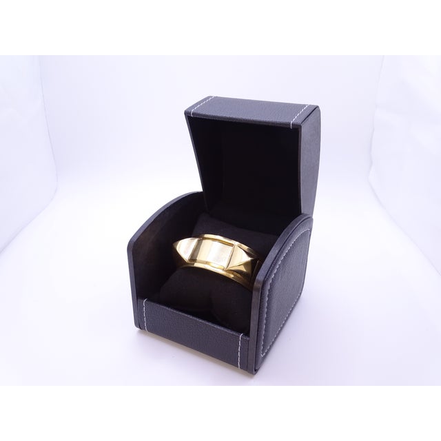 Hermès Gold-Plated Clou Médor Open Bracelet from Hermès, France, 1990s For Sale - Image 4 of 18
