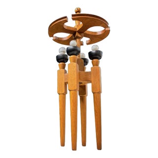 Table Lamp by Guillerme & Chambron for Votre Maison, 1950s For Sale