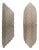 Smoked Murano Glass Wall Sconces with Textured Relief, 2000, Set of 2 For Sale