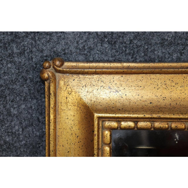 Friedman Friedman Brothers Decorative Arts Draper Era Style Gold Mirror Shell Motif For Sale - Image 4 of 9