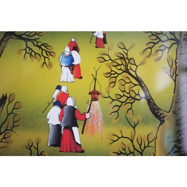 Oil on Canvas Paintings by Mugosa Naif, 1991, Set of 3 For Sale - Image 4 of 18