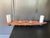 Brown Vintage Scandinavian Surf Teak and Frosted Glass Ceiling Lamp in the style of Goffredo Reggiani, 1970s For Sale - Image 8 of 17