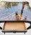 Vintage Minton Spidell Newly Hand-Painted Faux Tortoiseshell Scalloped Game Table For Sale - Image 10 of 13