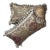 Etro Etro Tan Paisley Vintage Silk Scarf Pillow For Sale - Image 4 of 5