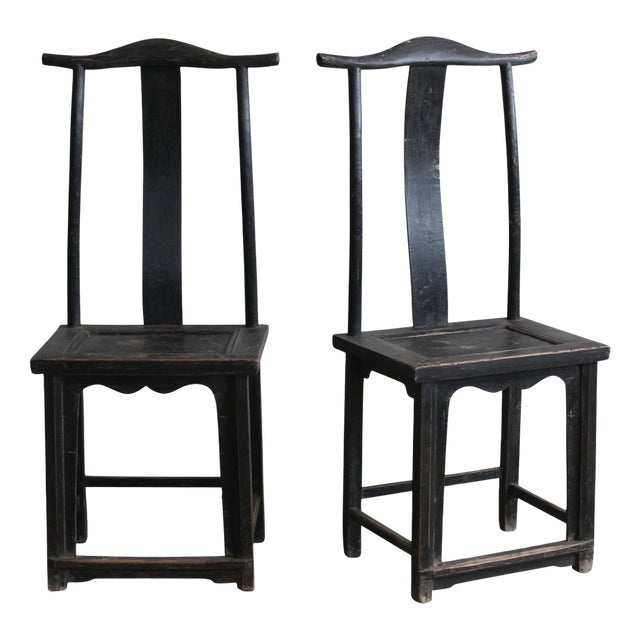 Set of Shanxi Yoke Back Chairs For Sale