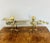 Mid 19th Century Antique Victorian Brass Andirons and Fire Dogs, 1860, Set of 5 For Sale - Image 5 of 6