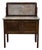 English Mahogany and Marble Bathroom Table For Sale