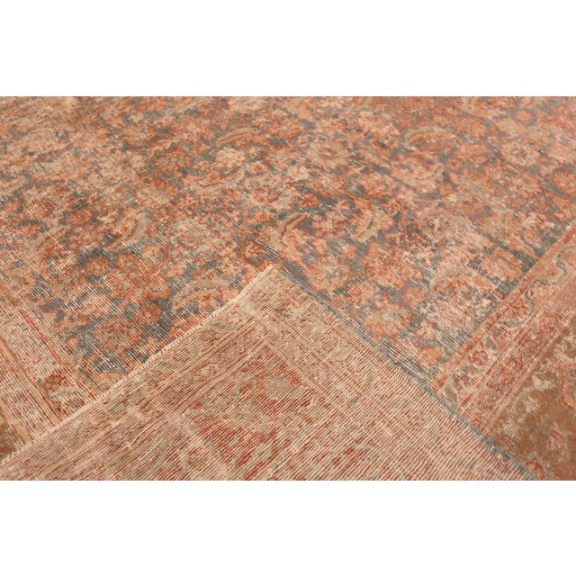 Textile Nazmiyal Collection Antique Persian Mahal Rug For Sale - Image 7 of 7