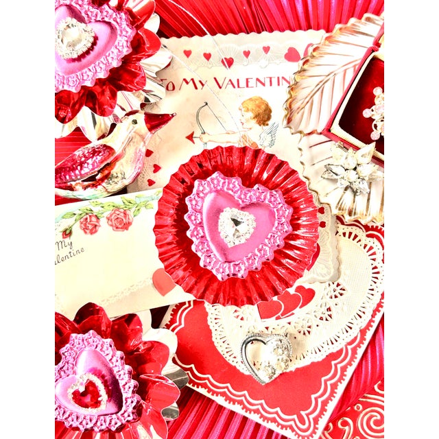This listing is for one ornament. It was made by me for my company, Black Market Creative. This artisan-made Valentine...