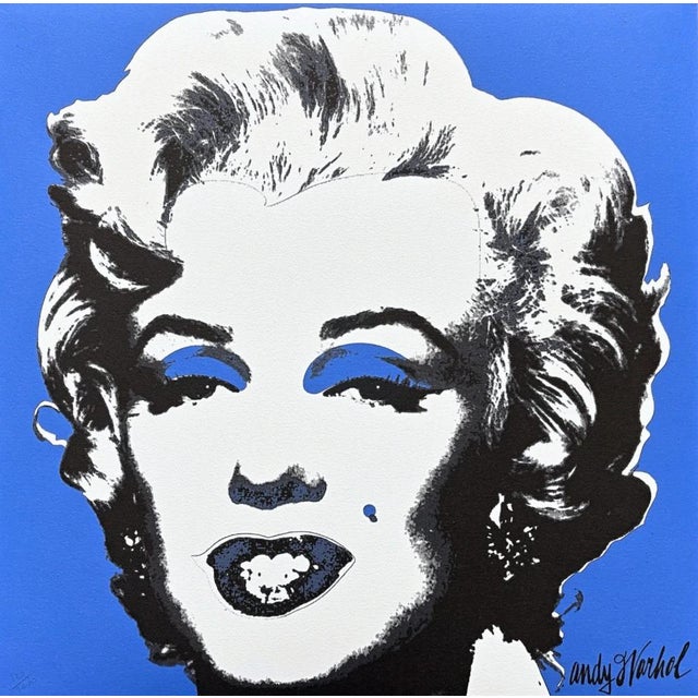 After Andy Warhol, Marilyn Monroe Blue, 1980s, Print For Sale - Image 6 of 6