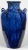 Late 20th Century Vintage Blue Glazed Garden Urn For Sale - Image 5 of 11