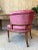 Wood Soane Britain Custom Made One of a Kind Leather Chair For Sale - Image 7 of 12