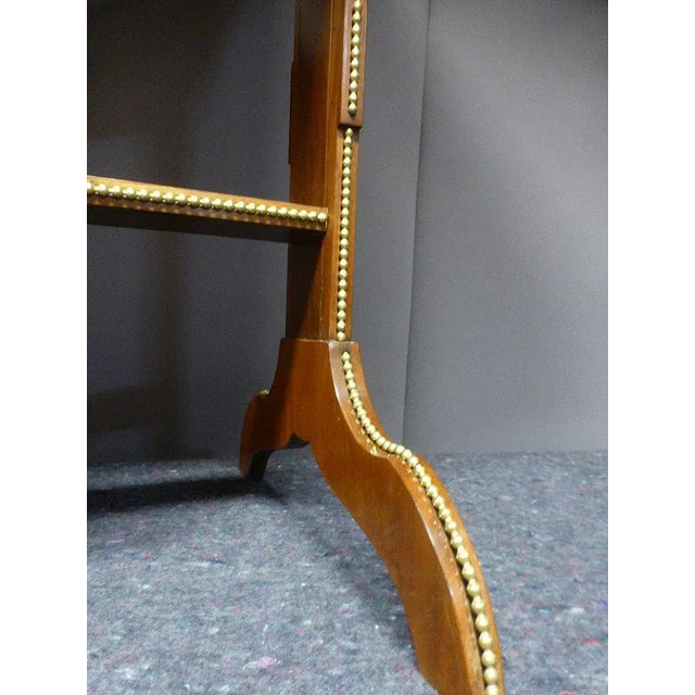 Wood Antique Louis XVI Salon Table For Sale - Image 7 of 8