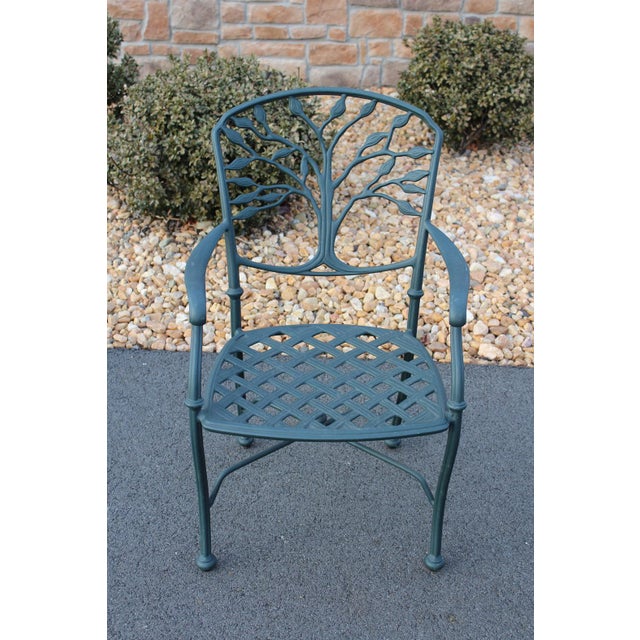 Woodard Aluminum Patio Chairs From the Heritage Collection—A Pair For Sale - Image 6 of 18