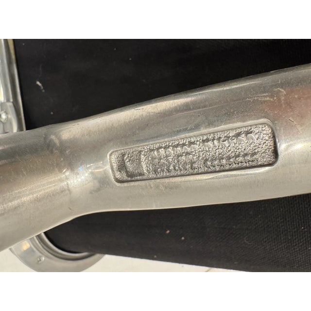 Mid 20th Century Original Herman Miller Aluminum Eames Soft Pad Group Management Conference Chair For Sale - Image 10 of 11