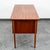 Mid Century Danish Modern Desk Executive Teak 6 Drawer Lock Floating MCM For Sale In Sacramento - Image 6 of 11