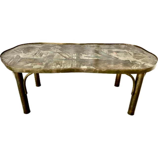 Philip and Kelvin LaVerne Mid-Century Chan Coffee Table For Sale - Image 10 of 11