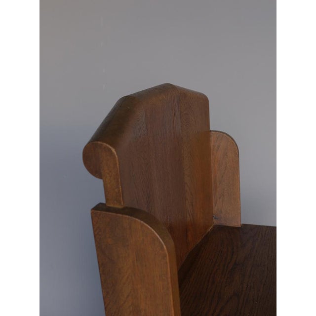 Dutch Traditionalist Oak Side Chair, 1920s For Sale - Image 10 of 14
