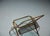 1950s Vintage Italian Bar Cart in Brass and Lacquered Wood by Cesare Lacca, 1950s For Sale - Image 5 of 6