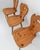 Brown Vintage Folk Style Wooden Farmhouse Chairs, 1960s, Set of 3 For Sale - Image 8 of 12