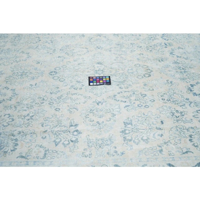 Blue Vintage Sarouk Rug 7'7'' X 10'4'' For Sale - Image 8 of 10