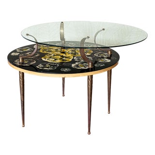 Vintage Italian Handcrafted Table, 1950s For Sale