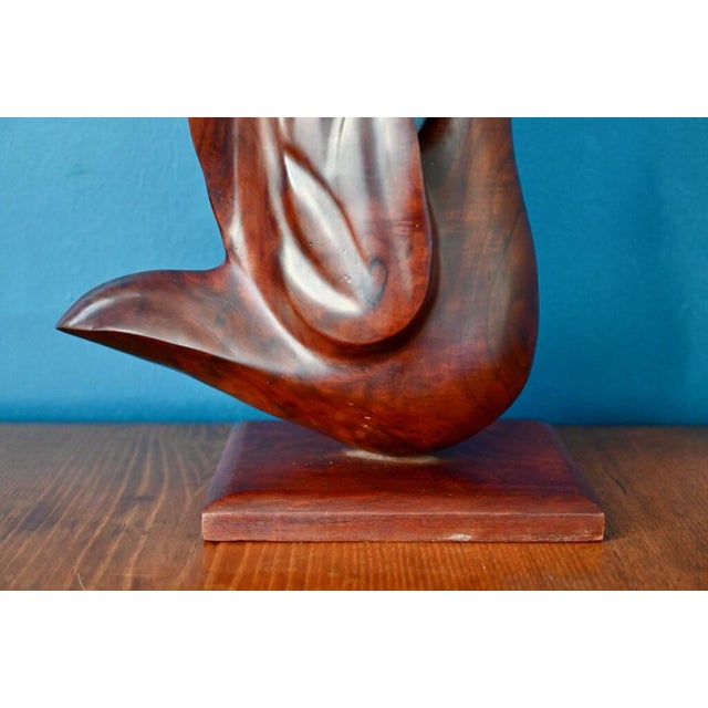 Scandinavian Artist, Large Carved Bird, 1960s, Teak For Sale - Image 18 of 18