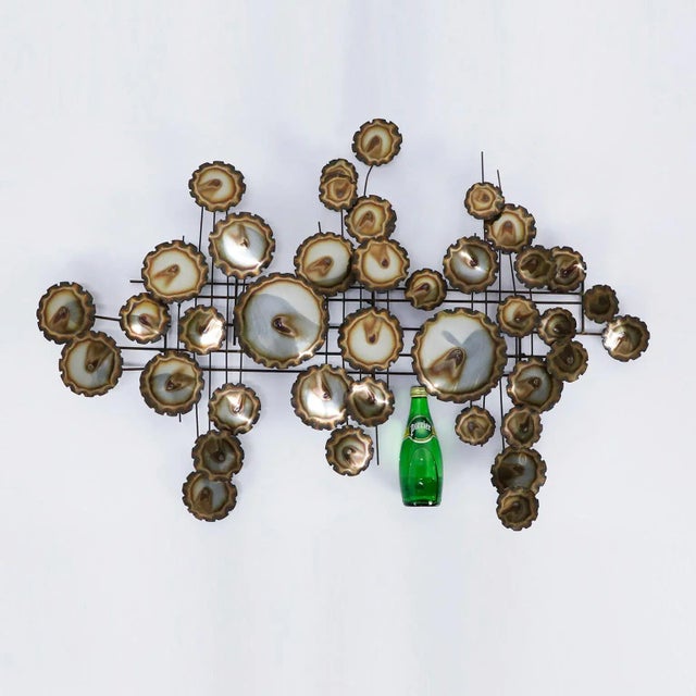 1970s 1970s Brutalist Abstract Wall Sculpture For Sale - Image 5 of 5