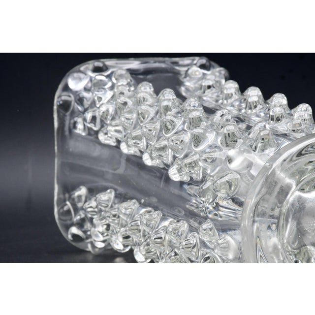 Italian Bugnato Murano Glass Italian Rostrato Vase by Barovier & Toso, 1960s For Sale - Image 3 of 10