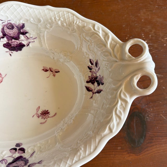 Early 19th Century Rare Job Ridgway Cauldon Place Compote, Pattern B1154, Newly Discovered Pattern, Circa 1808-1814 For Sale - Image 5 of 12
