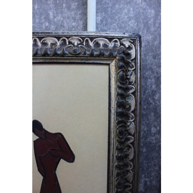 Vintage Figurative Abstract Nudes Painting For Sale - Image 4 of 13