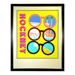 "Hockney Glasses" Splash-Inspired Artist Proof Giclée Print, 2022 For Sale