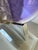 1990's Vintage Postmodern Geometric Abstract Lucite & Stainless Steel Table Sculpture, Signed For Sale - Image 12 of 12