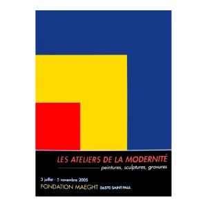 2005 Ellsworth Kelly 'Red, Yellow, Blue' Minimalism Red,Yellow,Blue,Black France Offset Lithograph