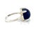 Metal Tiffany & Co. Paloma Picasso Sugar Stacks Sodalite Sterling Silver Ring For Sale - Image 7 of 9