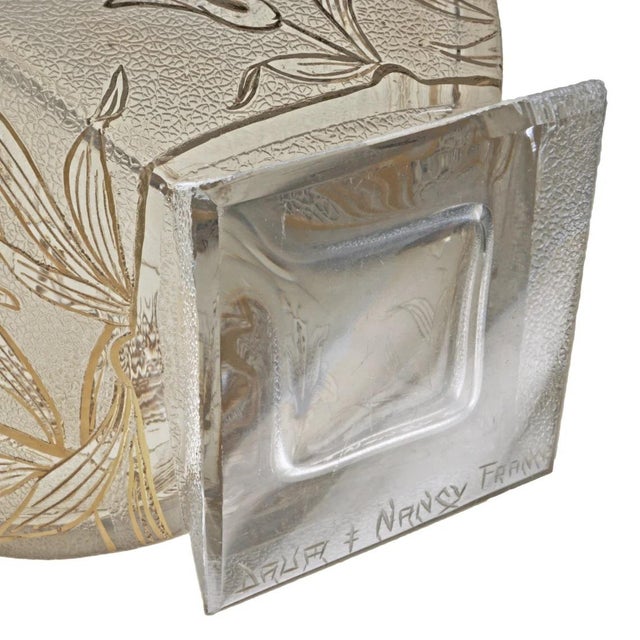 Late 19th Century Daum Nancy Signed Antique Art Glass Vase For Sale In Philadelphia - Image 6 of 6