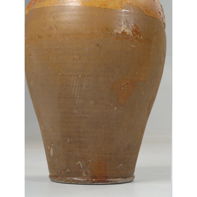 Antique Italian Olive Oil Jar, or an Amphora in Exceptional Original Condition For Sale - Image 9 of 12
