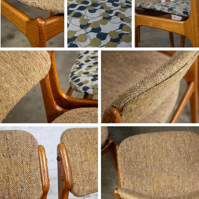 Mid to Late 20th Century Scandinavian Modern Dining Chairs Teak Model 49 by Erik Buch for o.d. Mobler Under Domus Danica Set of 8 For Sale - Image 14 of 18