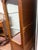 Antique French Walnut & Ormolu Mounted Vitrine Display Cabinet With Tufted Fabric Interior For Sale - Image 9 of 10