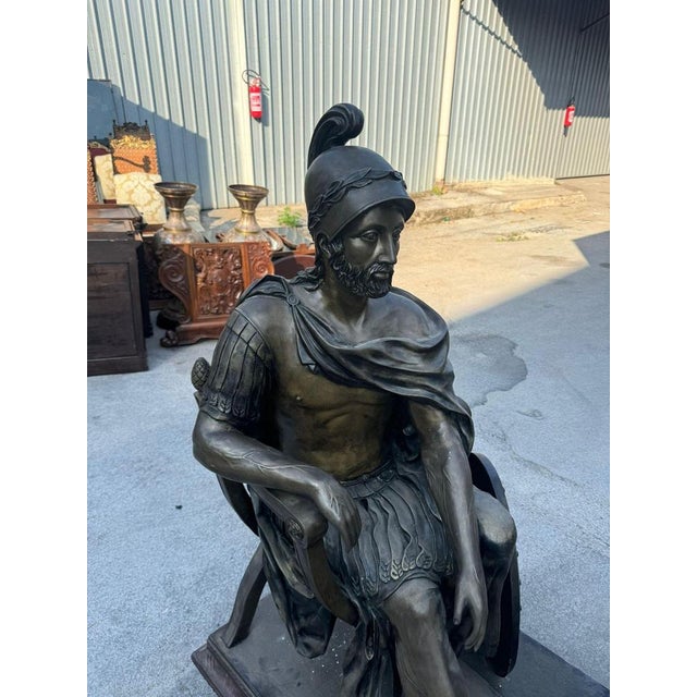 Bronze Roman Sculpture, 1950s For Sale - Image 4 of 12