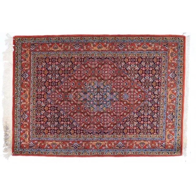 Wool pile genuine hand made very fine Persian Bijar-