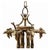 Hollywood Regency Bamboo Motif Bronze Chandelier With Eight Arms For Sale - Image 4 of 5