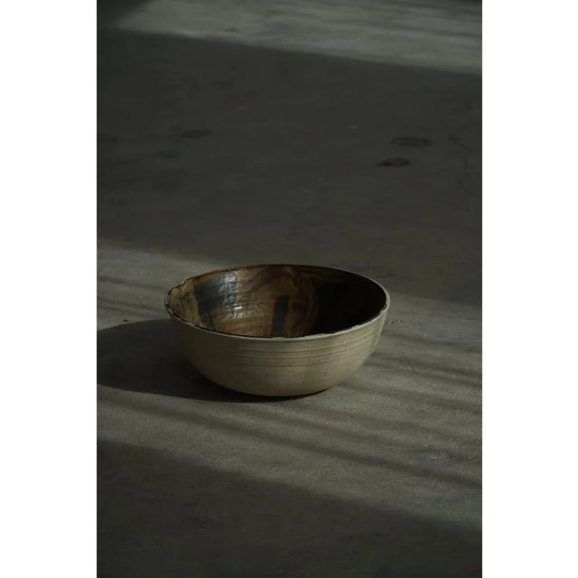 Large Mid-Century Modern Ceramic Bowl attributed to Nils Kähler, Denmark, 1979 For Sale - Image 14 of 15