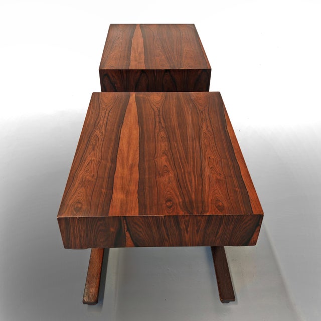 Wooden Bedside Tables by G. Frattini for Bernini, 1950s, Set of 2 For Sale - Image 10 of 18