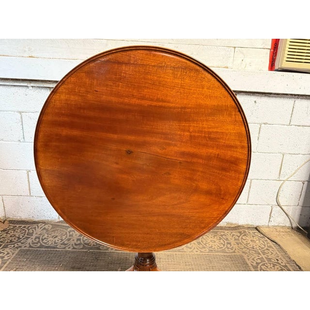 Antique Georgian Style American Tripod Tilt Top Table With Snake Feet For Sale In Washington DC - Image 6 of 16