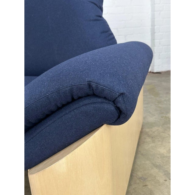 Not Yet Made - Made To Order Italian Sofa With Chunky Maple Legs For Sale - Image 5 of 8