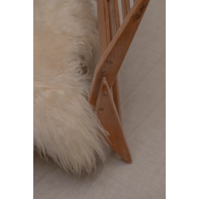 Brown Vintage Hunting Lounge Chair from VEB Deutsche Werkstätten Hellerau, 1950s For Sale - Image 8 of 16